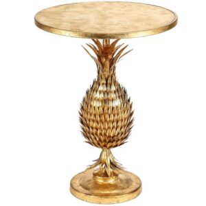 Iron Pineapple Side Table