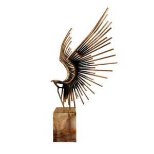 Vintage Mid Century Modern Curtis Jere Birds in Metal Sculpture
