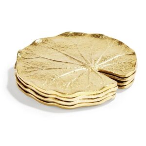Round Brass Decorative Coaster