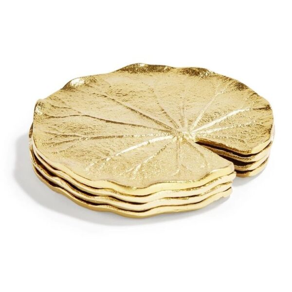Round Brass Decorative Coaster