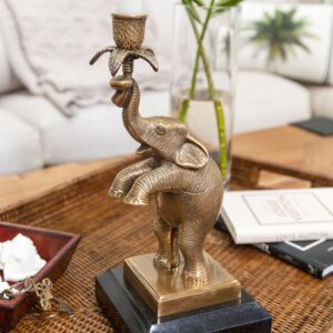 Brass authorized Elephant Candle Holder