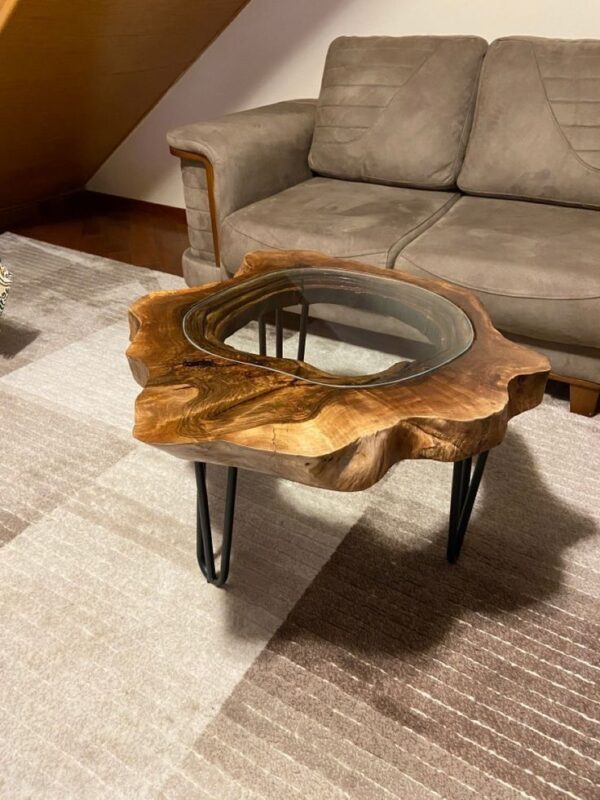 Natural Wood Centre Table
