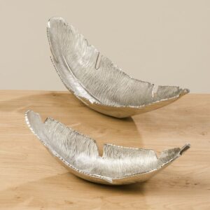Elegance Long Leaf Platter, Silver