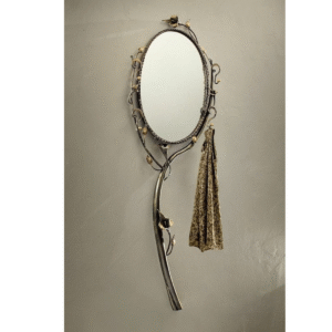 Hairdressers beauty centers Mirrors Wrought iron Framed Ovals