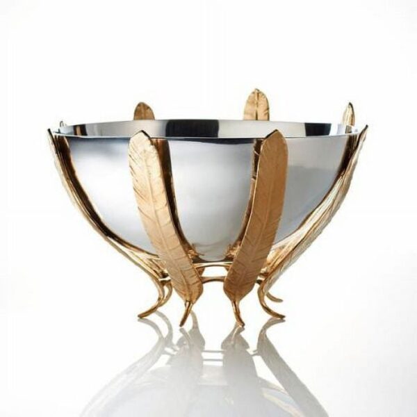Silver And Gold Plated Bowl