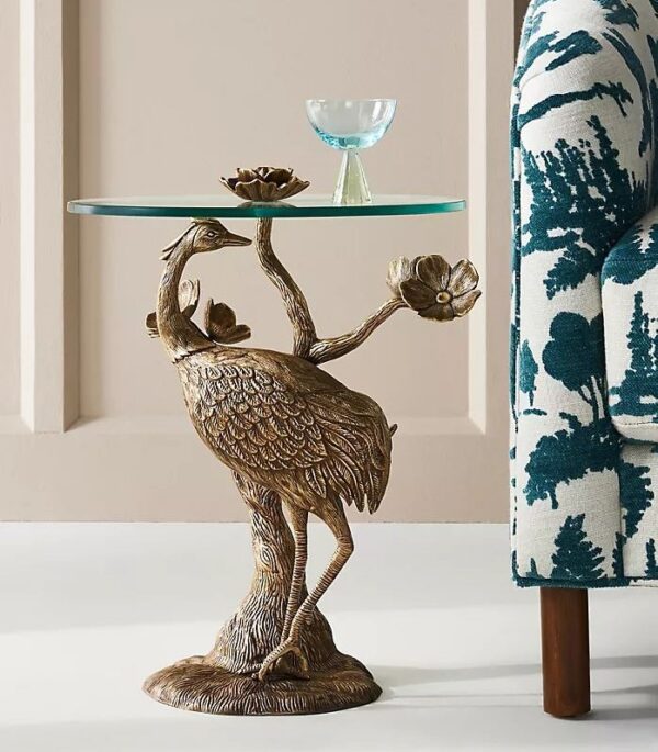 Anthropologie Mira Bird Side Table