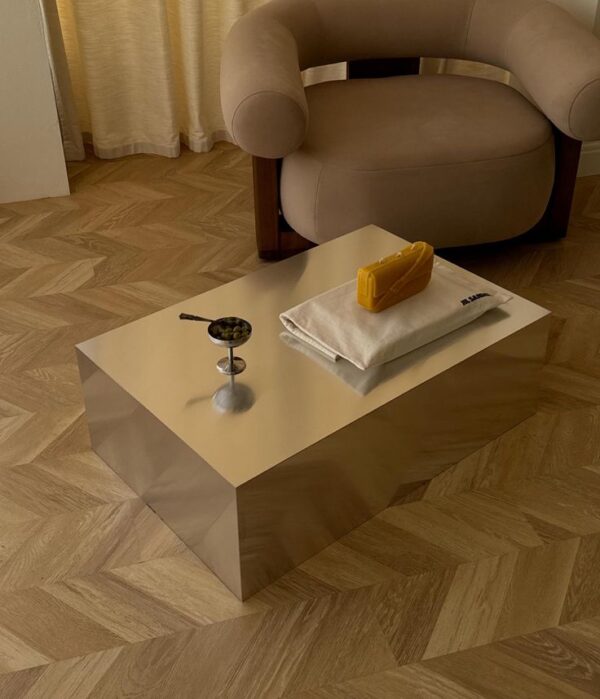Chrome Side Table